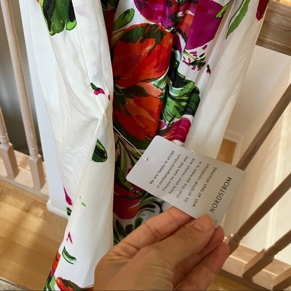 Eliza J Floral Print Chiffon Maxi Dress 4 NWT - Picture 10 of 13